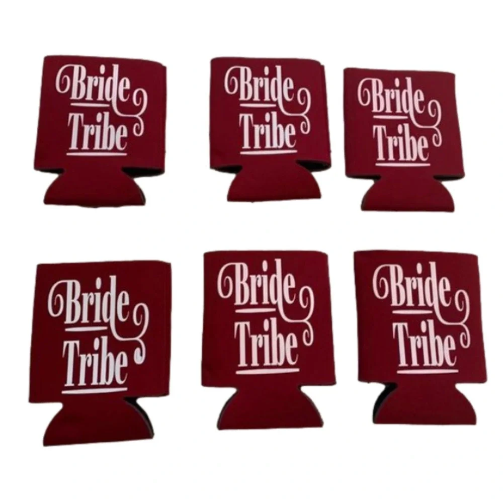 Set of 6 Brand NEW Red & White 